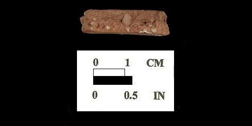 Shenks Ferry cross-section view of paste from the Perry Point site I-5, 18CE256/2.